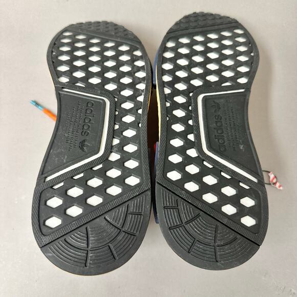 adidas x Pharrell Hu NMD Sneakers in Animal‎ Print Amber Mens US Size 9 - Picture 13 of 16